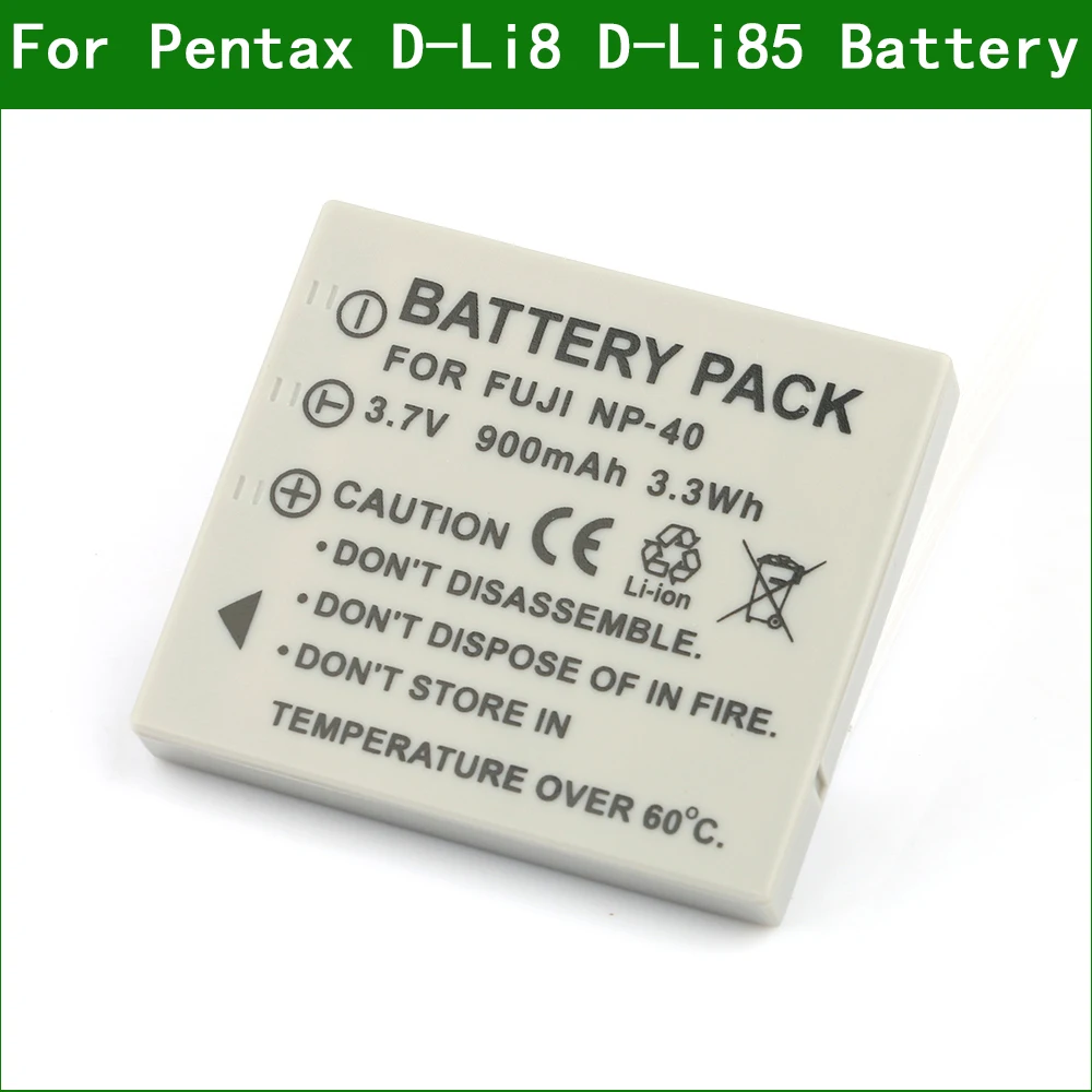 D Li8 Li85 Камера Батарея для Pentax Optio A10 A20 A30 A40 E65 L20 S S4 S5i WPi SVi S5z S6 S7 SV T10 T20 W10 W20 WP X S5n S4i|pentax
