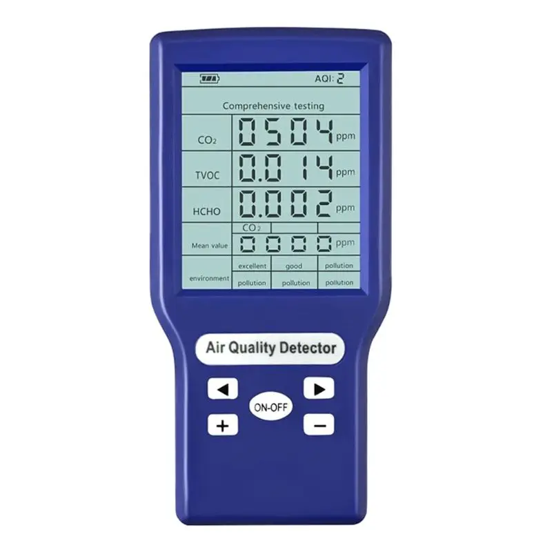

Digital CO2 Sensor PPM Meter TVOC Carbon Dioxide Air Quality Detector Analyzer