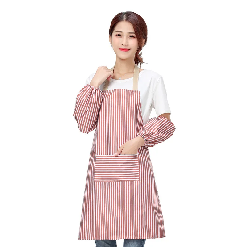 3set Color Cooking Kitchen Apron For Woman Men Chef Waiter Cafe Shop BBQ Hairdresser Aprons Bibs Accessory Dropshipping |