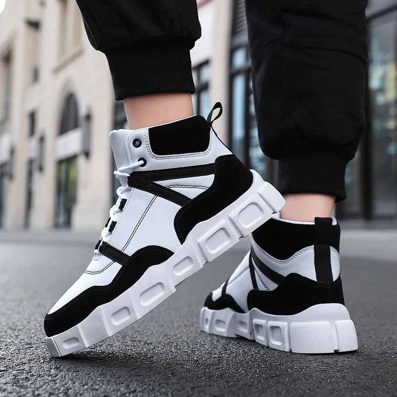 

Men Causal Shoes Fashion High Top Breathable Casual Men Shoes 2020 New Man Sneakers Soft Lightweight Tenis Masculino Adulto