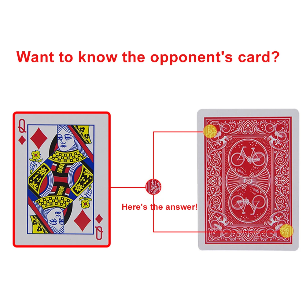 See Through Adult Magic Tricks Trapezoid Playing Unexpected Simple Classic Kids Gift Funny Poker Cards Secret Marked | Игрушки и хобби