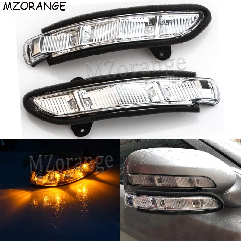 Для Mercedes-Benz W211 W221 W219 2007-2011 E320 E350 E550 E63 S600 S550 заднего вида указатель поворота бокового зеркала светодиодный светильник ретранслятор
