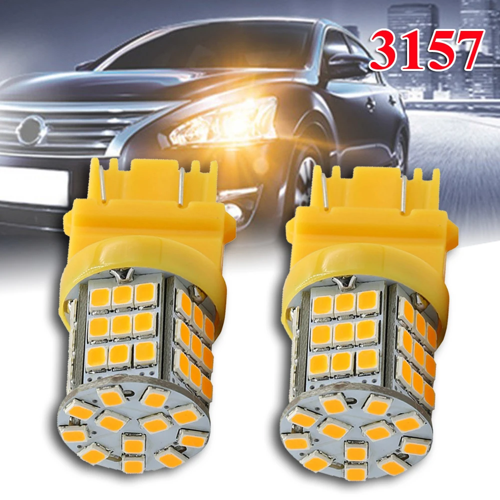 3157 светодиодный Желтый Янтарный поворотник стояночный светильник высокой