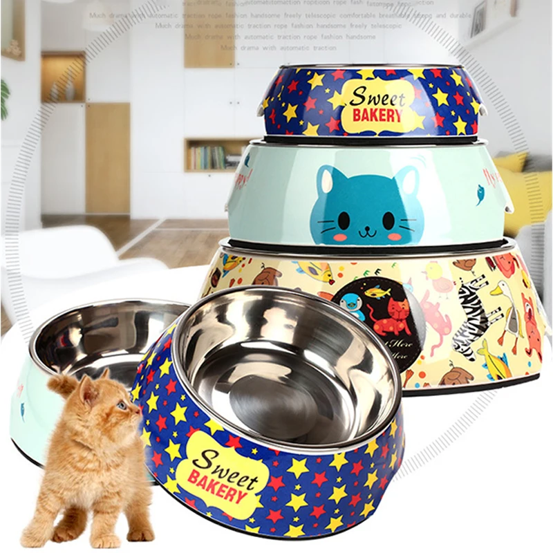 Миски для домашних животных корм собак кормушка питья кошек кормление щенка