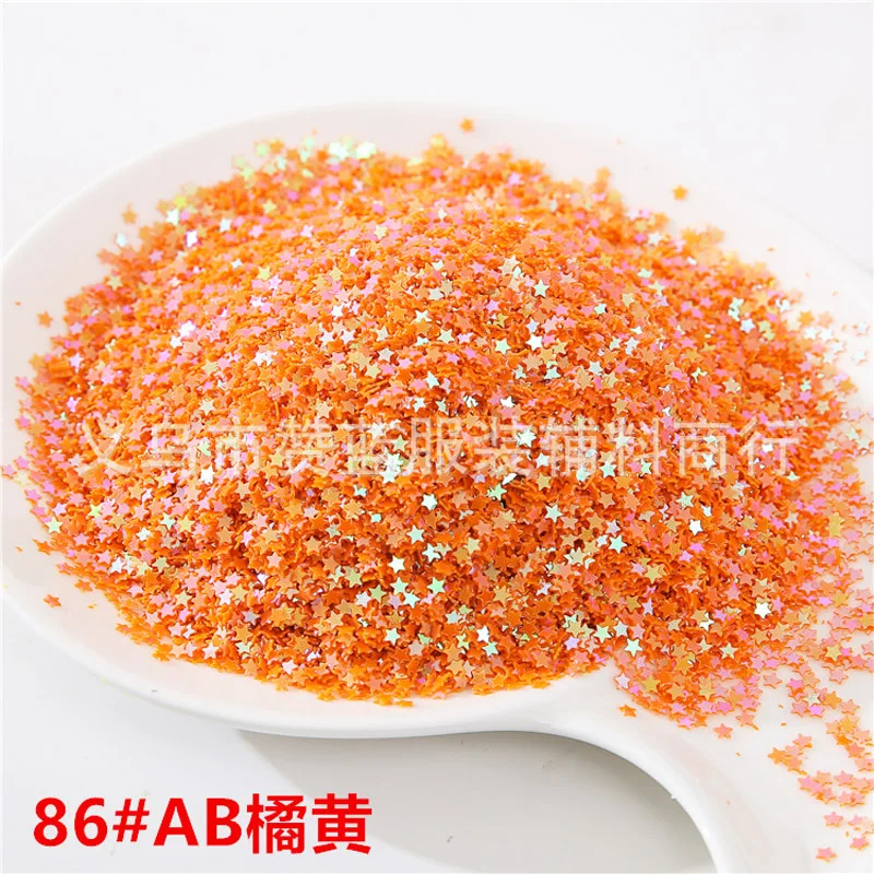 3 мм пятиконечная звезда с блестками патч для маникюра аксессуары одежды ручной