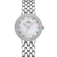 women seiko clock dial zircon quartz watch stainles steel strap elegant wristwatche lady waterproof silver watch girlfriend gift