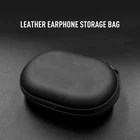 Черные овальные сумки Heaphone для переноски, чехол, Противопыльный портативный чехол, сумка для наушников Bluetooth, гарнитуры, футляр для хранения наушников