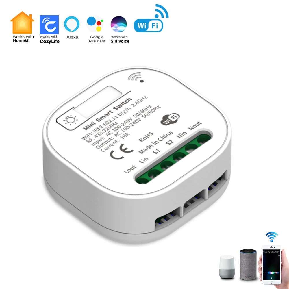 Мини-контроллер WGHINE 16 А с поддержкой Wi-Fi и таймером | Обустройство дома