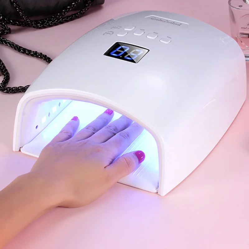 

48W Rechargeable Nail UV Lamp S10 Wireless Gel Polish Dryer LED Phototherapy Light Pedicure Manicure Tools Nail LED Lamp