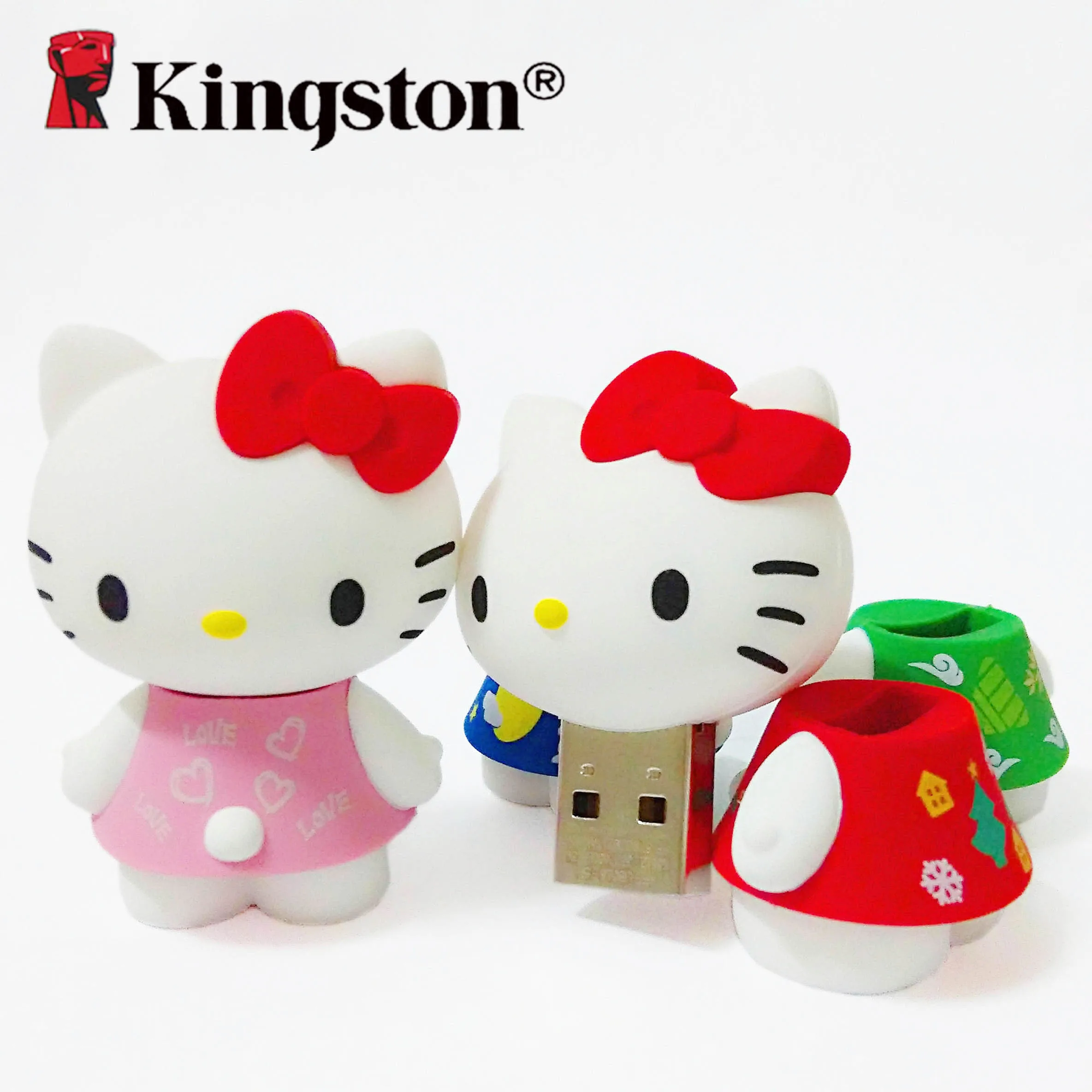 Kingston флэш-накопитель 16GB hello kitty мультяшный флеш-накопитель