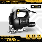 Лобзик DEKO 350 Вт, удобный непрерывный режим, электрическая пила с 1 лезвием, шестигранным ключом, 2 угольных щетки, лобзик, электроинструменты