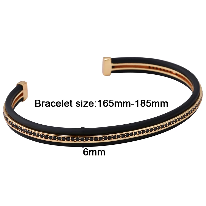 Браслет манжета браслет из нержавеющей стали браслеты инкрустированный Циркон с