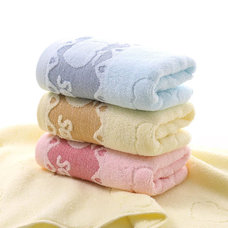 All-cotton Face Towel Absorbent Wide Forging Jacquard Apple Commodity Zero Twist Pure Cotton |