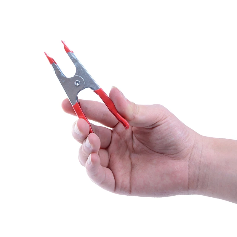 10 шт. 4 дюйма мини металлические сверхпрочные Пружинные зажимы крокодил зажим