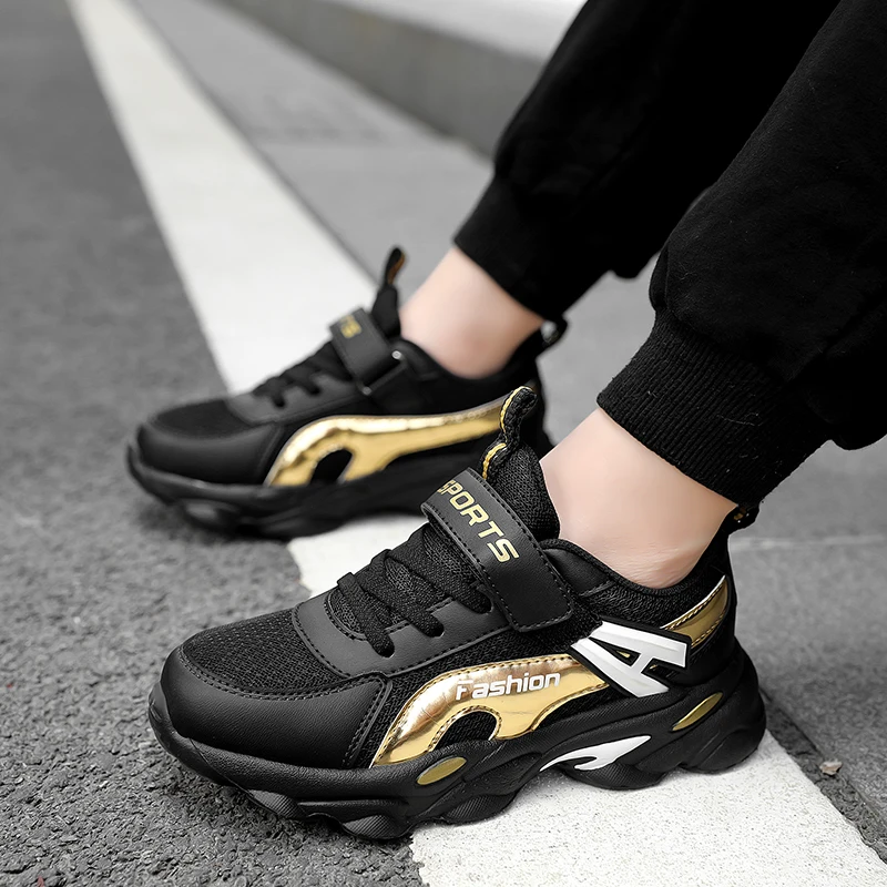 

Детские кроссовки для мальчиков и девочек, сезон 2021, теннисная обувь, осенняя спортивная обувь для бега, легкая детская повседневная прогул...