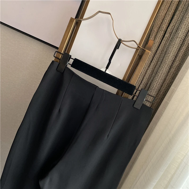 Стильные женские брюки с металлическими пуговицами льва 2020 | Женская одежда