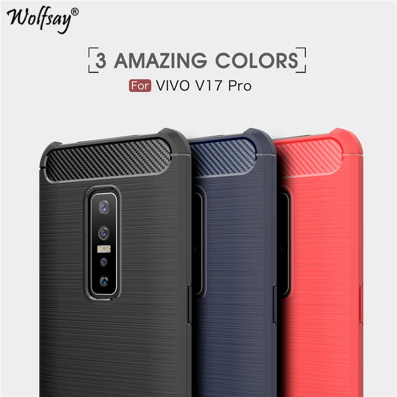 

For Vivo V17 Pro Case Shockproof Armor Rubber Silicone Phone Case For Vivo V17 Pro Protective Cover For Vivo V17 Pro Protector