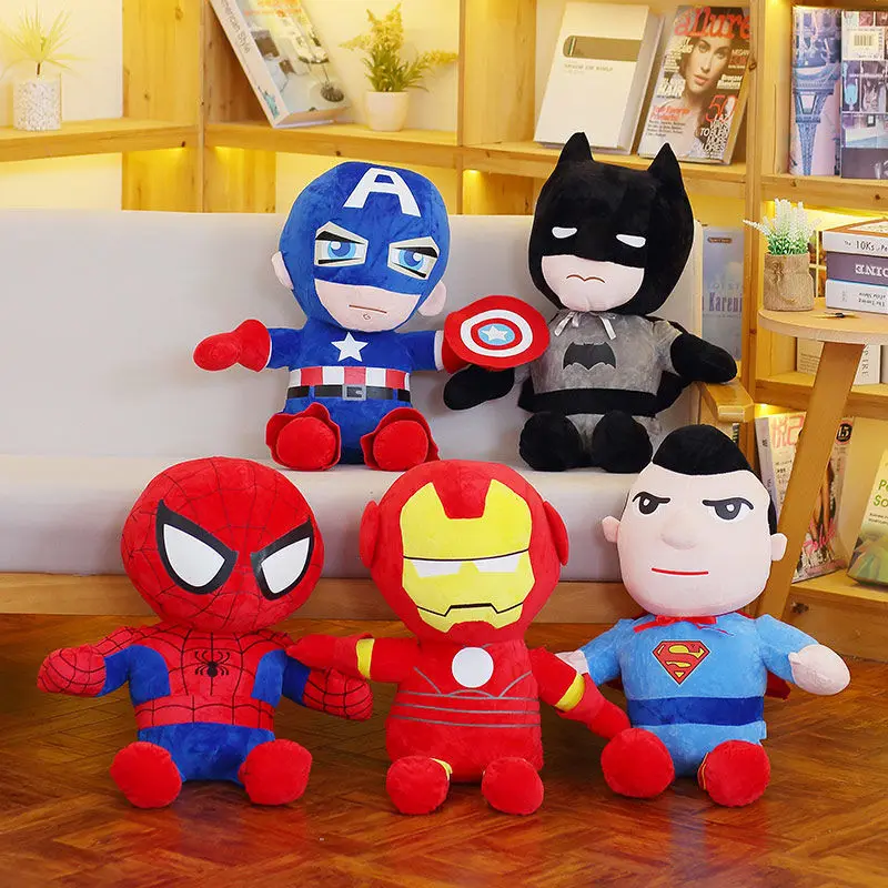 27 см с принтами &quotMarvel&quot &quotМстители&quot мягкая плюшевая игрушка Человек паук