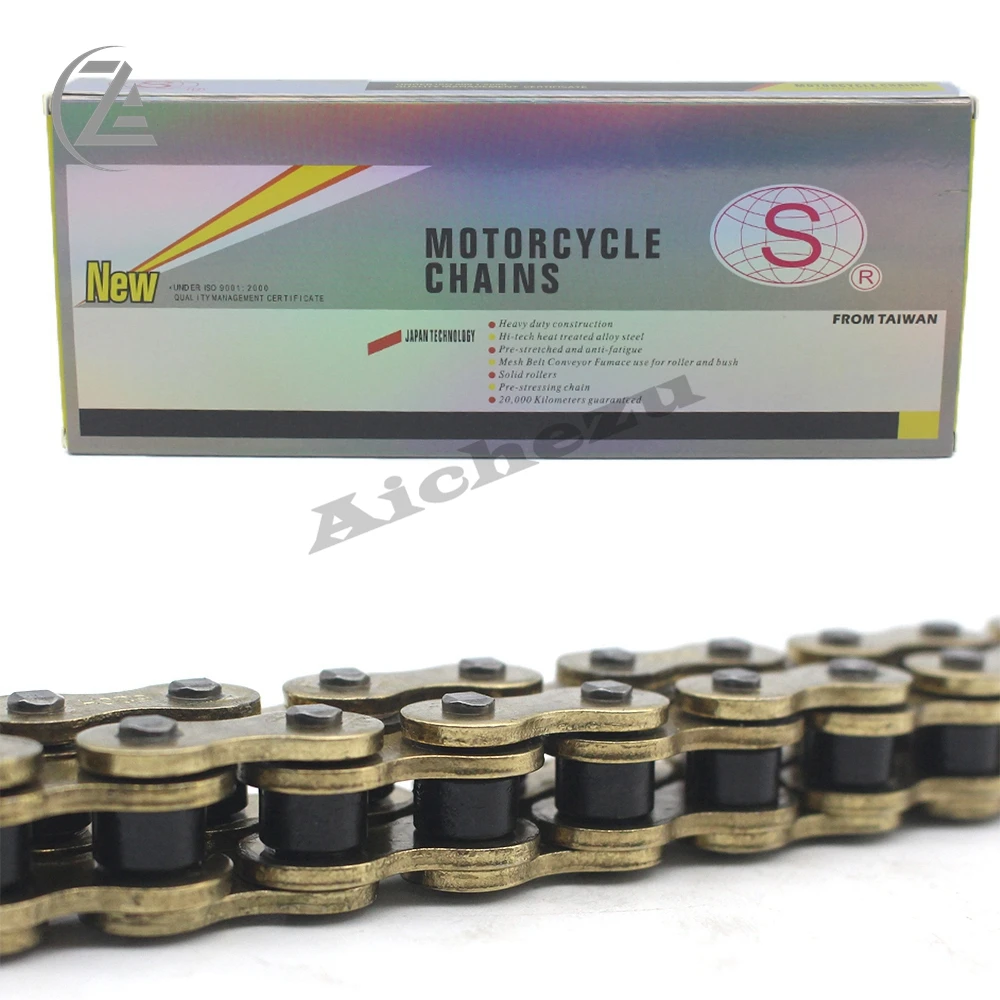 ACZ универсальный мотоцикл цепи 520 525 530 120L (без O RING & X RING) для Honda Suzuki Yamaha KAWASAKI DUCATI BMW