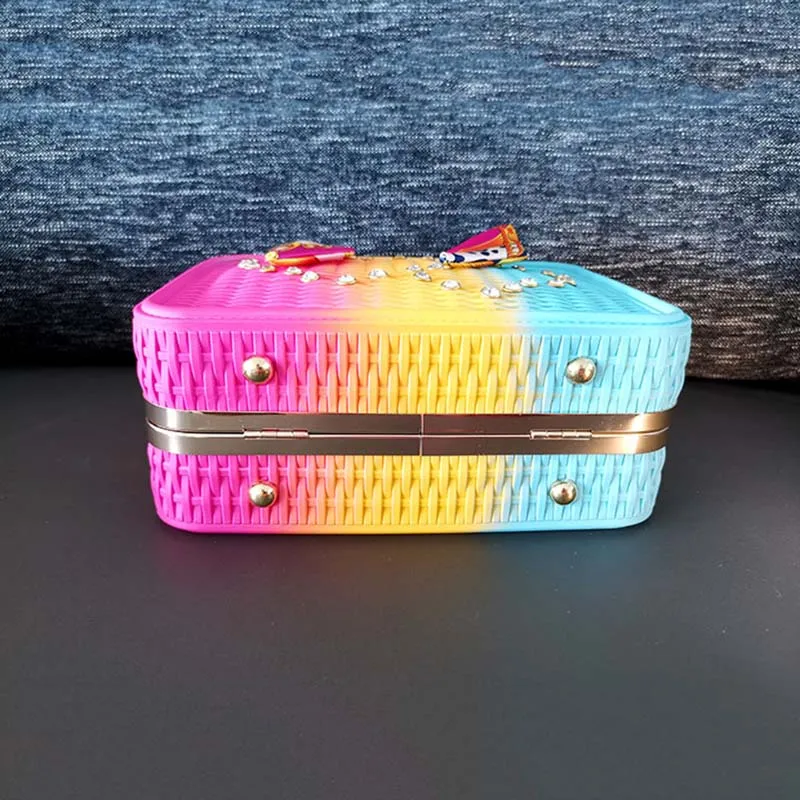 

GW hot-selling stylish decorative tote purse handbag fashion with Wristlet Long Cross Shoulder bag strap