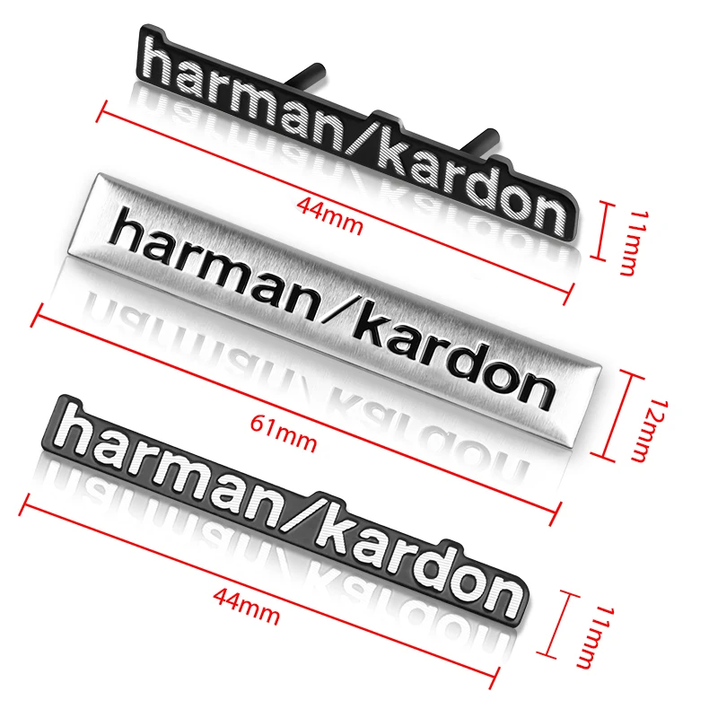 10pcs Car Speaker Audio sticker 3D Harman/kardon Badge Emblem Decoration Stickers For Nissan Tiida Teana Juke NOTE X-trail | Автомобили и