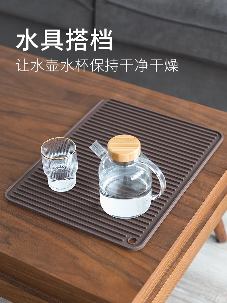 Большой коврик для стола изоляционный силиконовый нескользящий термостойкий