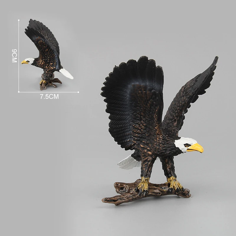 Simulation Animals Новая модель моделирования пластиковых животных лысый орел насекомое Жук паук биолога биология обучающая игрушка украшение анимальные - Цвет: Simulation Animals