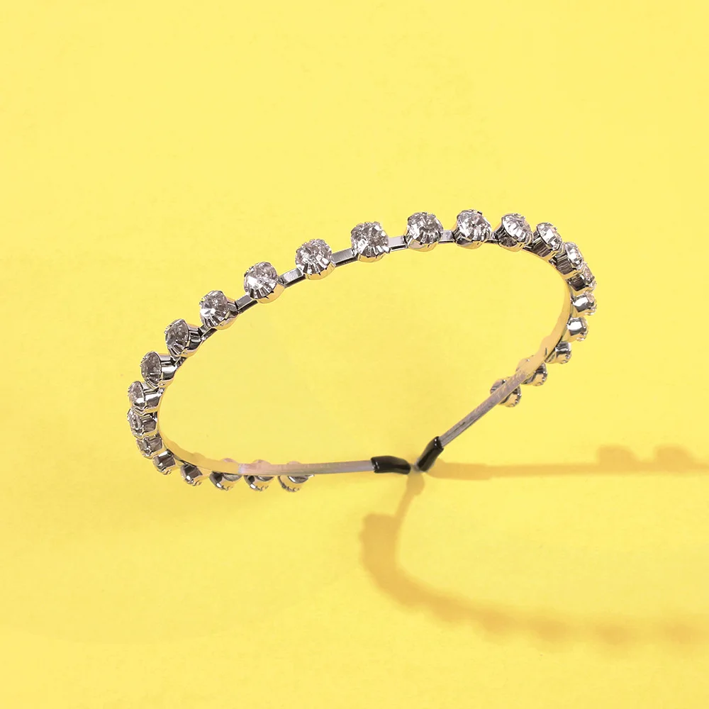 Повязка на голову с кристаллами для женщин аксессуары волос со стразами