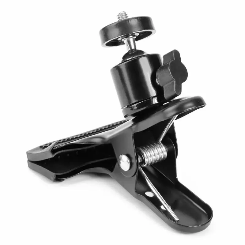 Stabilizer Strong Clamp Universal 360 Degree Rotatable Ball 1/4 Screw Head Clip for GoPro