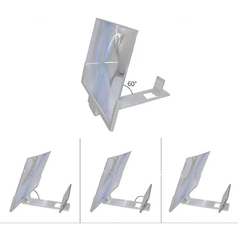 HobbyLane 14 дюймов 3D Увеличенный экран мобильного телефона Кронштейн усилителя держатель мобильного телефона увеличительная Лупа d35