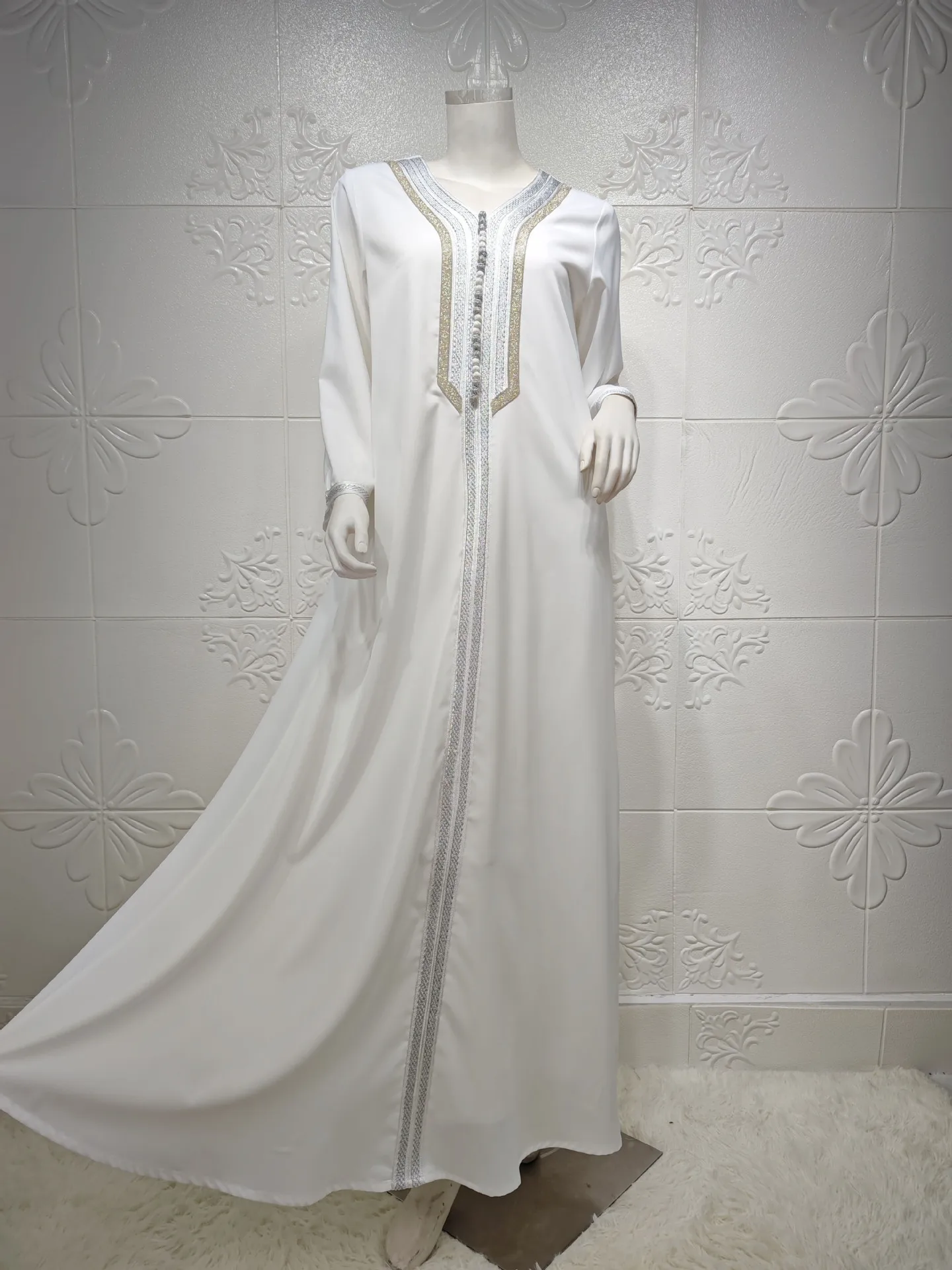 

Ramadan Eid Abaya Dubai Turkey 2pcs Muslim Sets Hijab Dress Arabic Abayas for Women African Dresses Islam Clothes Djellaba Femme