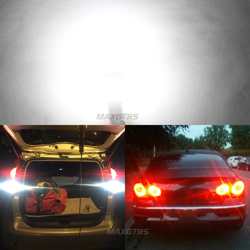 

2x 800LM W16W T15 LED Bulbs 3030 Chip LED Backup Rear Tail Reversing Light 921 912 Car Reverse Parking Turn Signal Lamp White