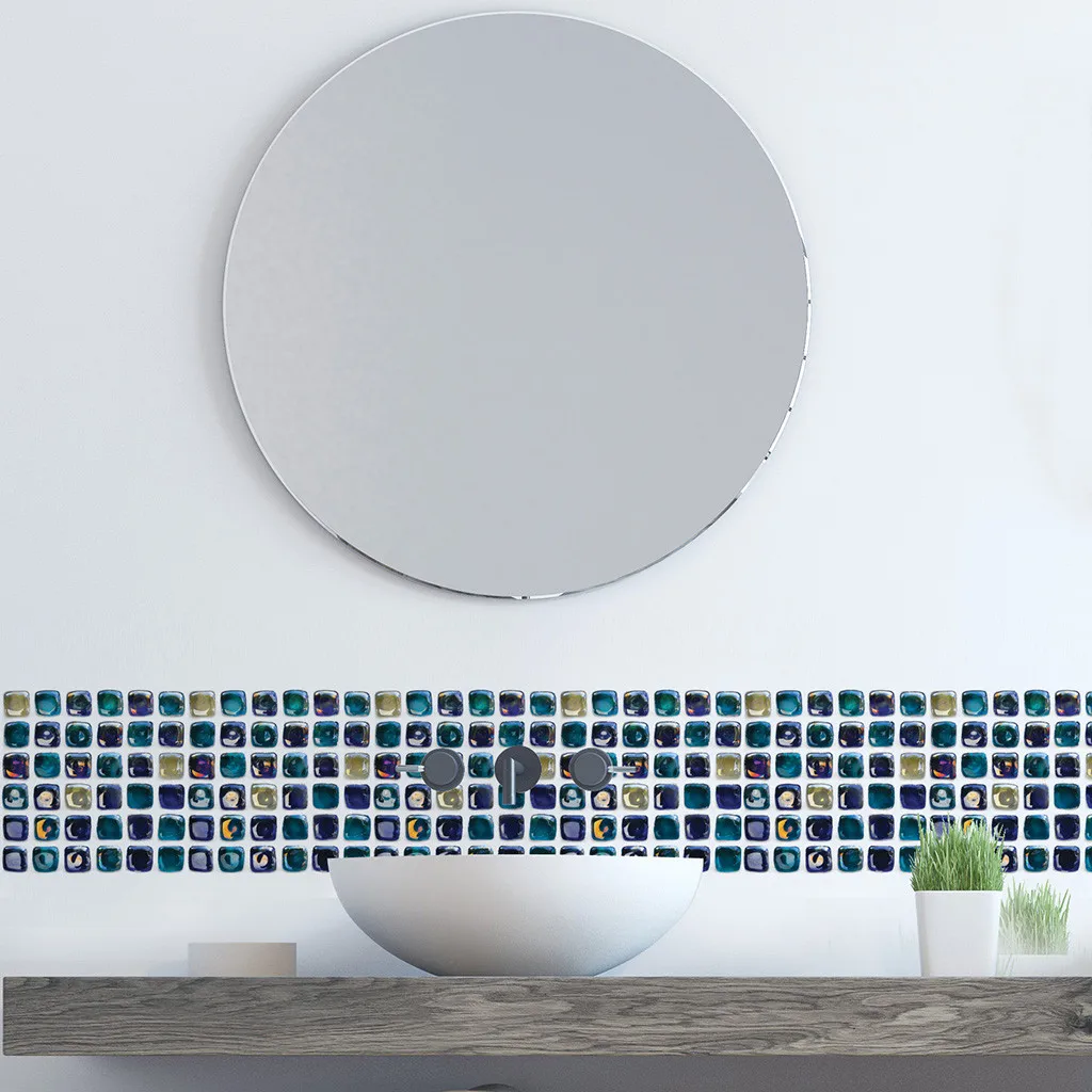 6 шт. 3D наклейки на стену для украшения дома водостойкие съемные кирпичные