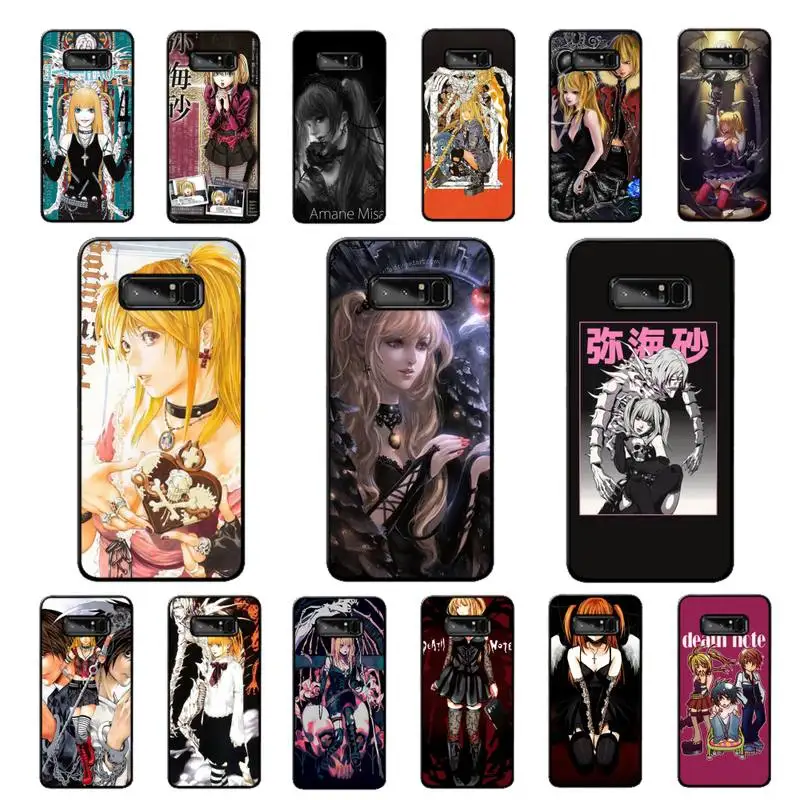 

MaiYaCa Rem and Misa Death Note Anime Phone Case for Samsung Note 5 7 8 9 10 20 pro plus lite ultra A21 12 02