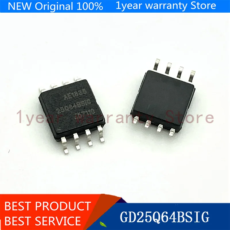 

{ New original } 10pcs GD25Q64BSIG 25Q64BSIG GD25B64 SOP-8