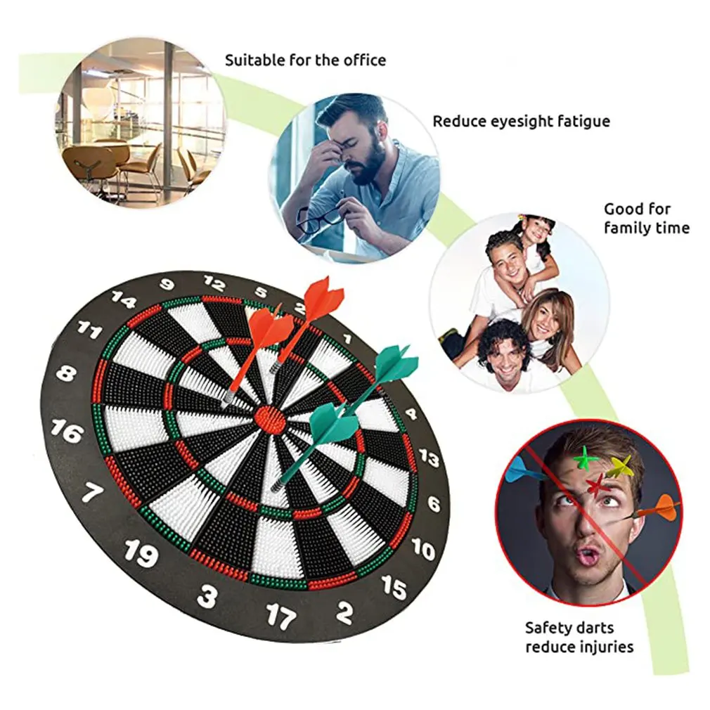 2021 Новый безопасности Мягкий Дротика пластина оснащен цветные дротики иглы для