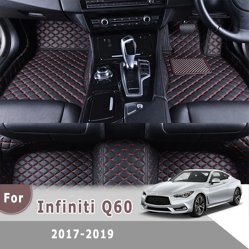 

Автомобильные коврики RHD для Infiniti Q60 2017 2018 2019, коврики для интерьера на заказ