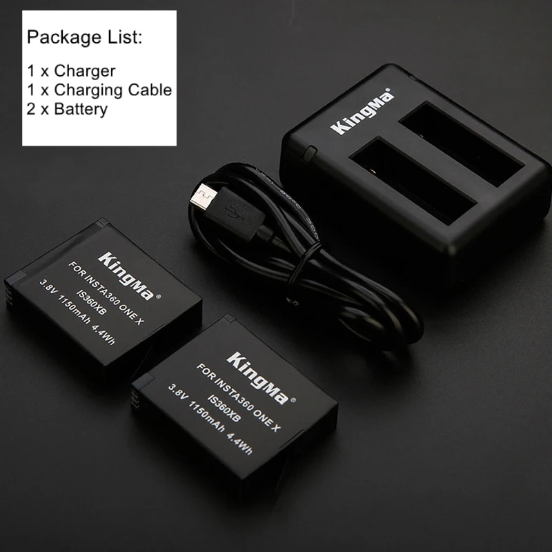 Зарядка для Insta360 onex зарядное устройство Один X заряжаемый аккумулятор +