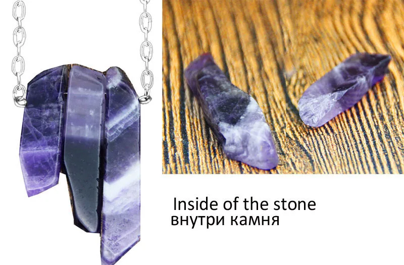 Irregular Rectangle Lapis Lazuli Necklace Vintage Handmade Natural Stone Necklace For Women Stainless Steel Jewelry TN436