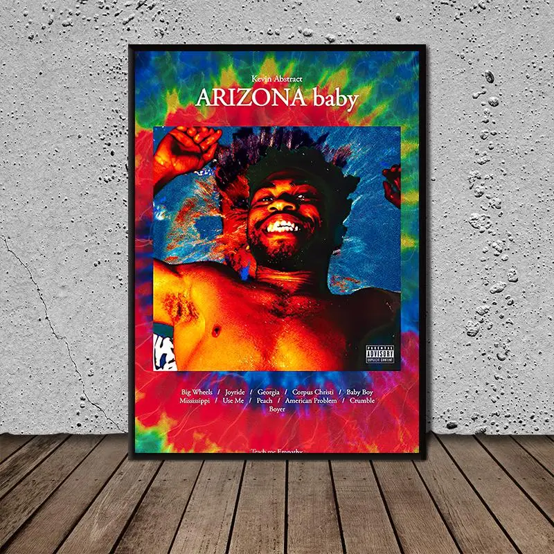 

Canvas Art Painting Abstract Kevin Music Album Wall Art Posters Prints Wall Pictures for Living Room Home Dcor