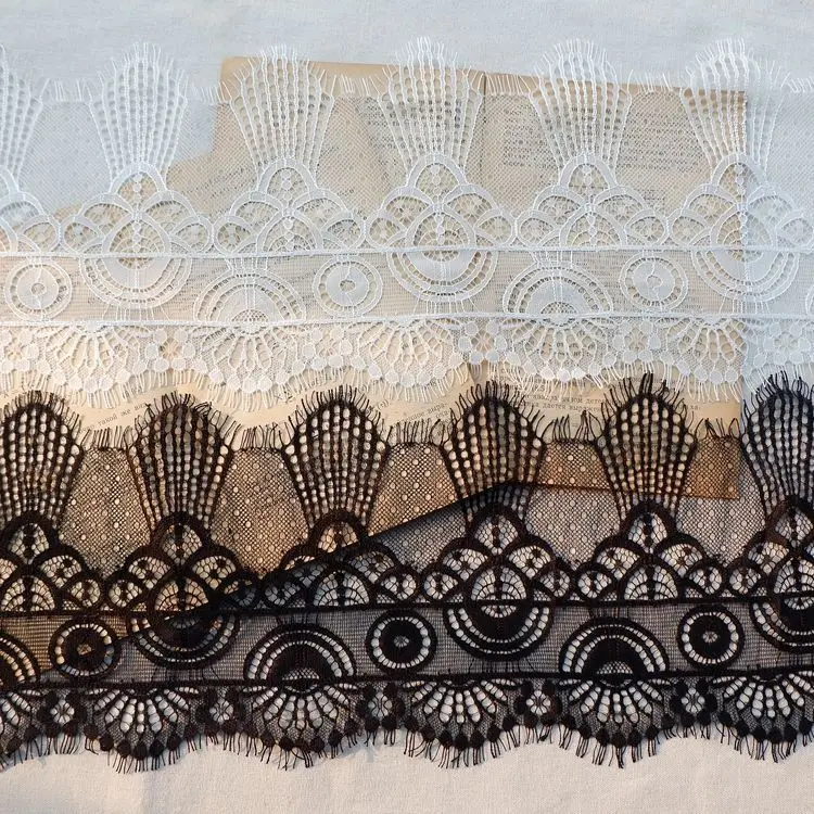 Кружева с ресницами широкие 18 см | Дом и сад