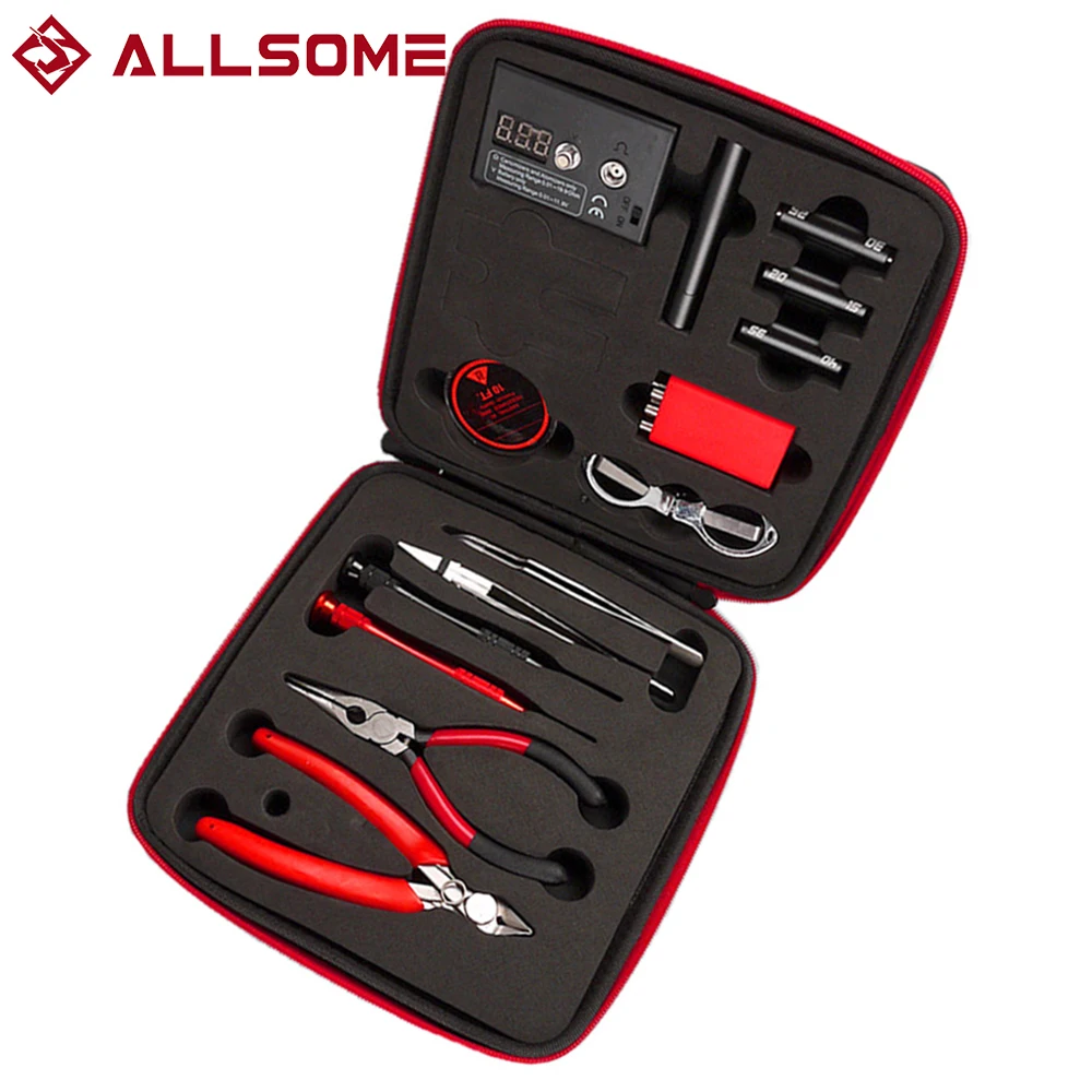 Портативный инструмент для вейпа ALLSOME Coil Father V2 набор инструментов сигарет