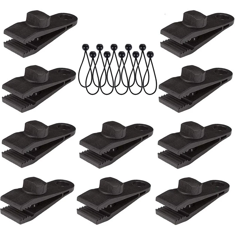 

Tarp Clips Heavy Duty Lock Grip, 20 Pack Tarp Clamps Heavy Duty, Shark Tent Fasteners Clips Holder, Pool Awning Cover Bungee Cor
