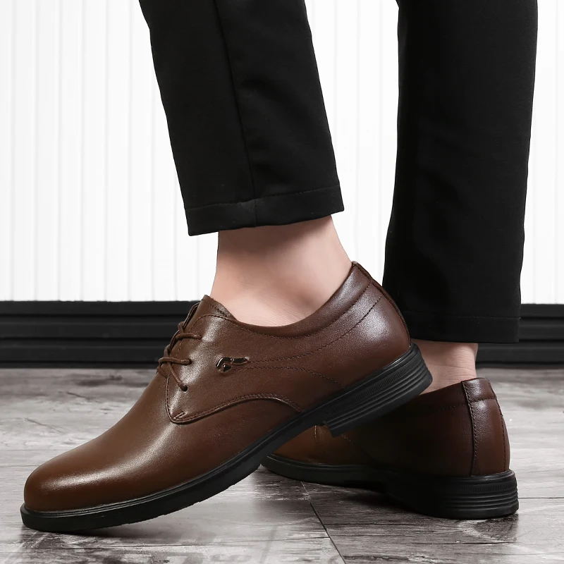 Мужская обувь в деловом стиле классические кожаные свадебные костюмы модные