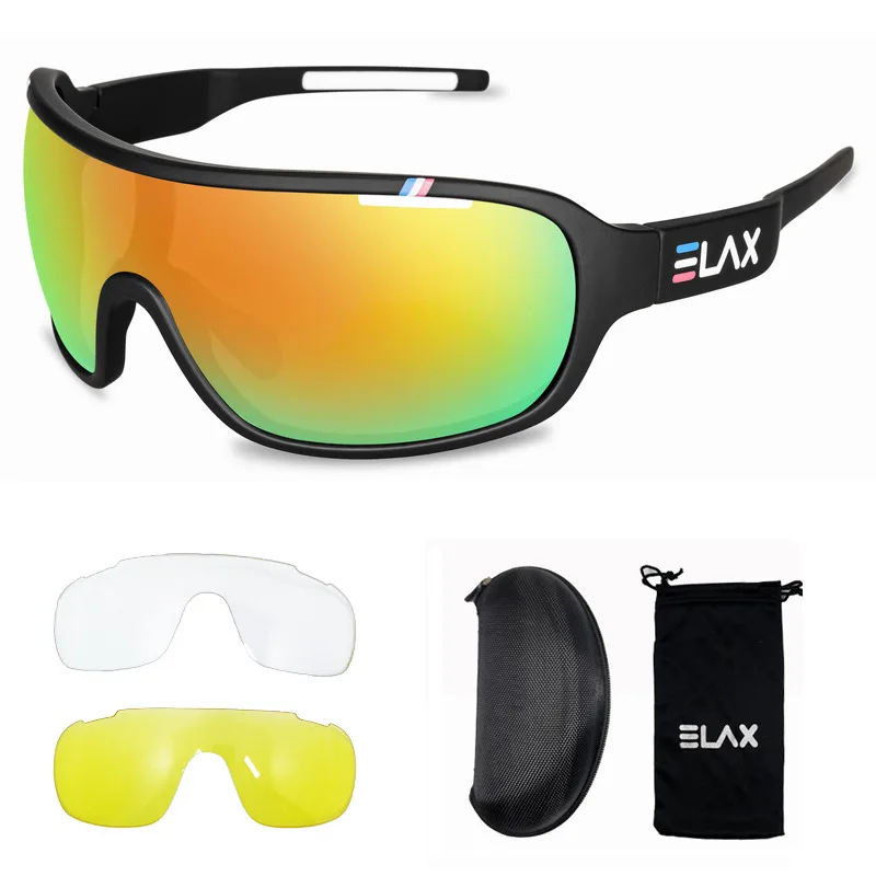 Новинка 2020 комплект спортивных велосипедных очков с 3 линзами для мужчин и женщин