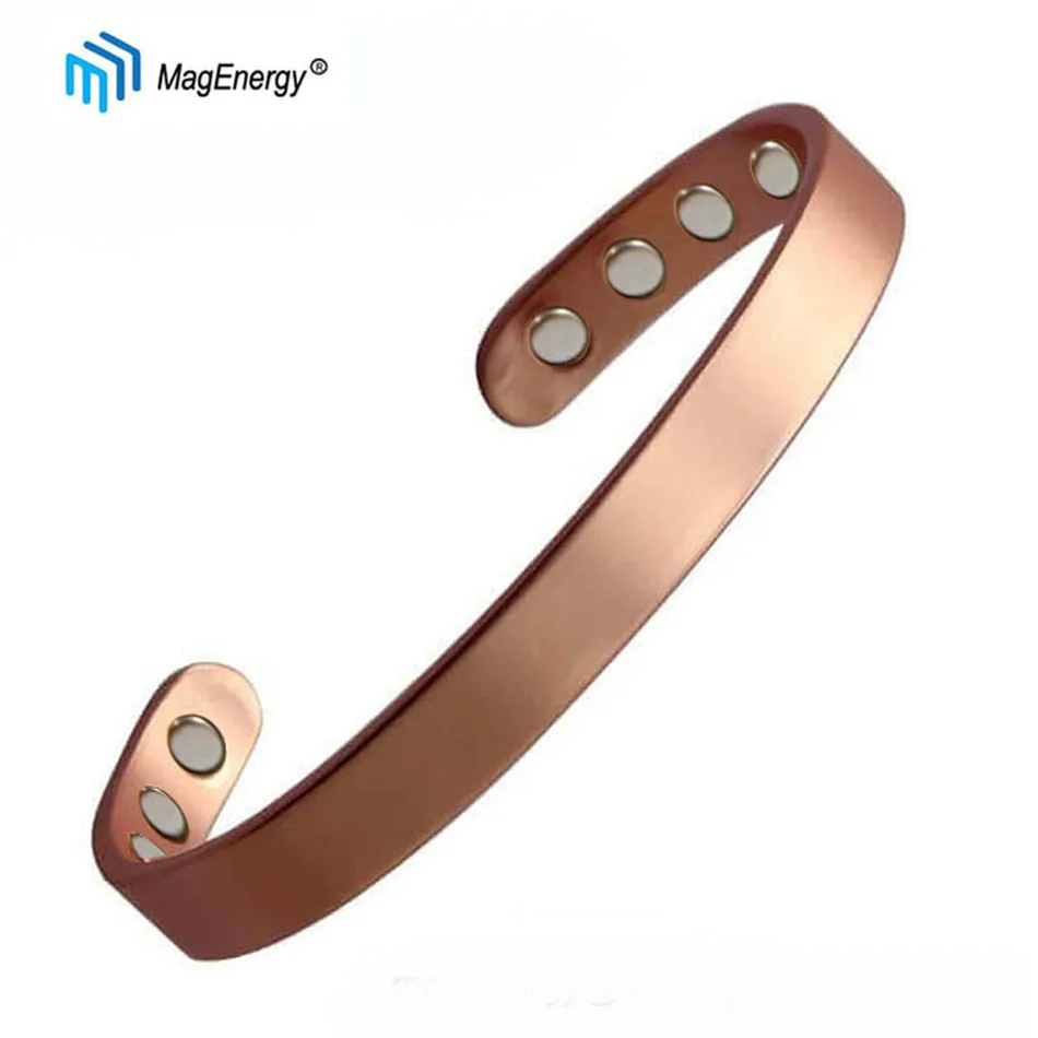 MagEnergy унисекс медный браслет магнитная терапия для избавление от боли при