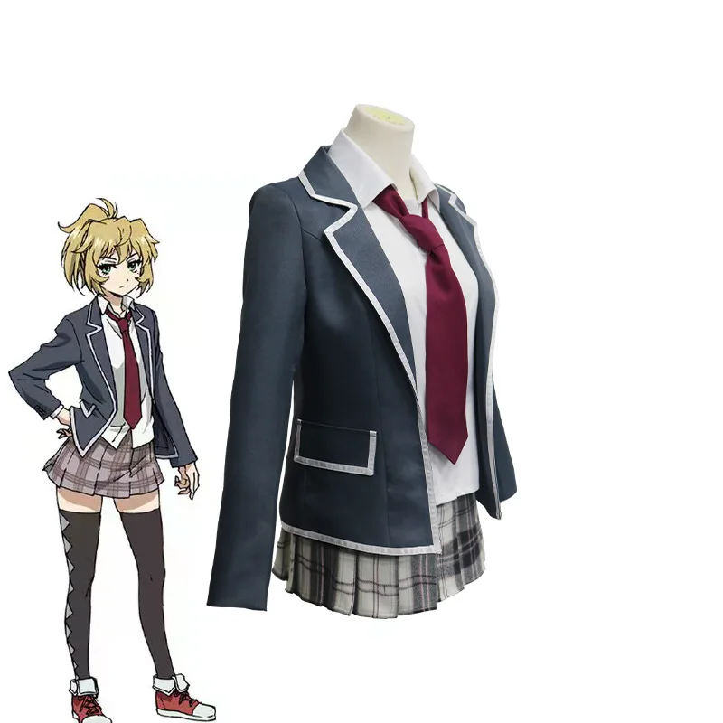 Костюм для косплея из аниме инерция с высокой посадкой Mayuko Nise униформа JK женская