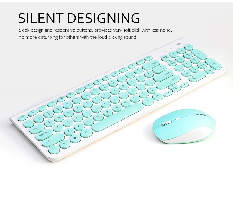 [Новинка] тонкая беспроводная клавиатура комбинированный бесшумный дизайн, подключи и играй, плавающие клавиши дизайн модные доски для компьютера/ноутбука