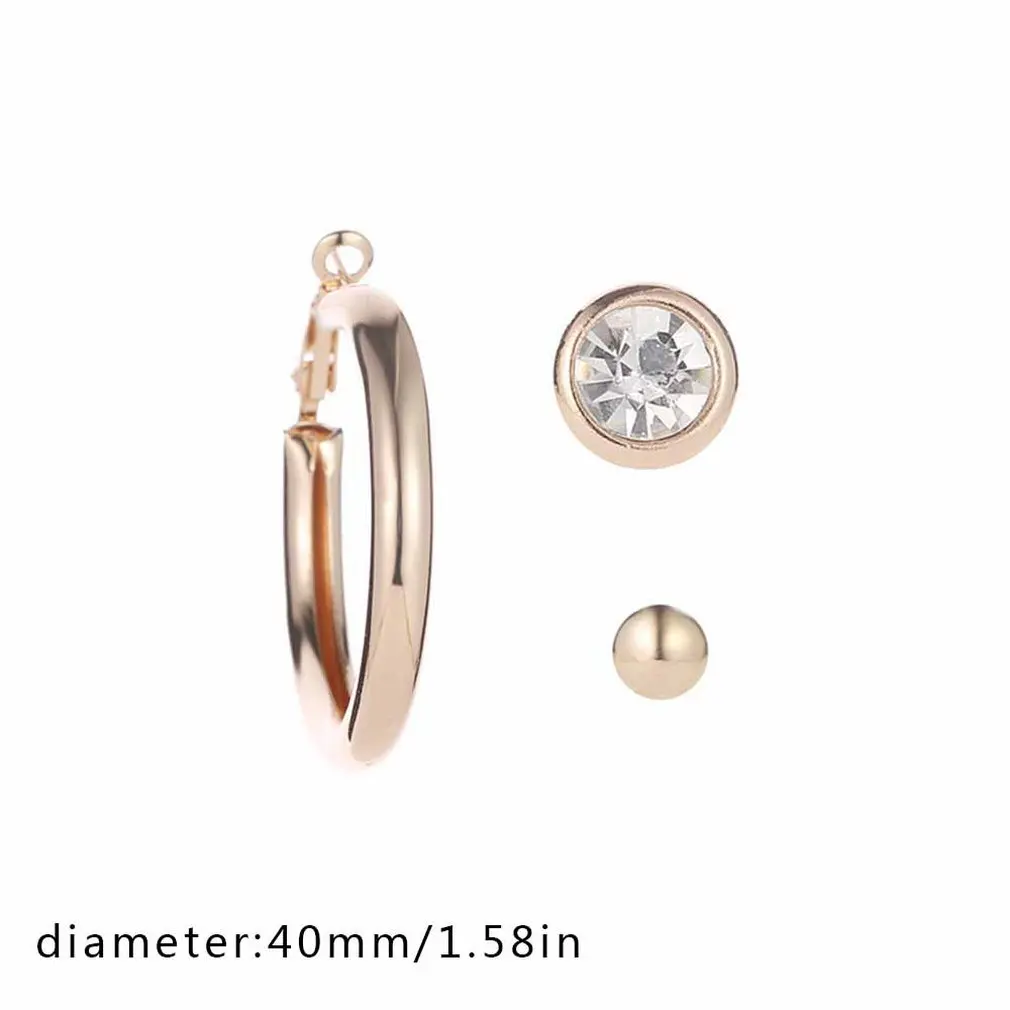 S18040741 простые серьги гвоздики из трех частей в европейском и американском