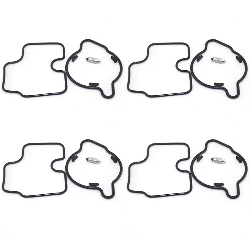 4sets gasket needle Мотоцикл Ремкомплект карбюратора комплект для honda CBR600F3 1995-1998 CBR600 F3 CBR 600 F3 1995 1996 1997 1998 плавающая игла уплотнение - Цвет: 4sets gasket needle